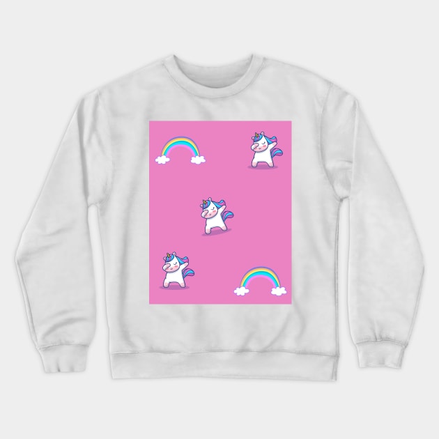 Super Unicornio Crewneck Sweatshirt by VEROSART
